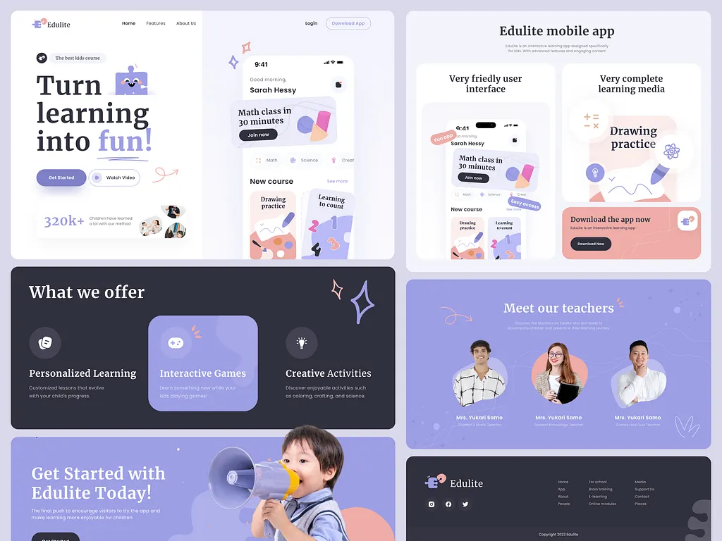 Education Website Development